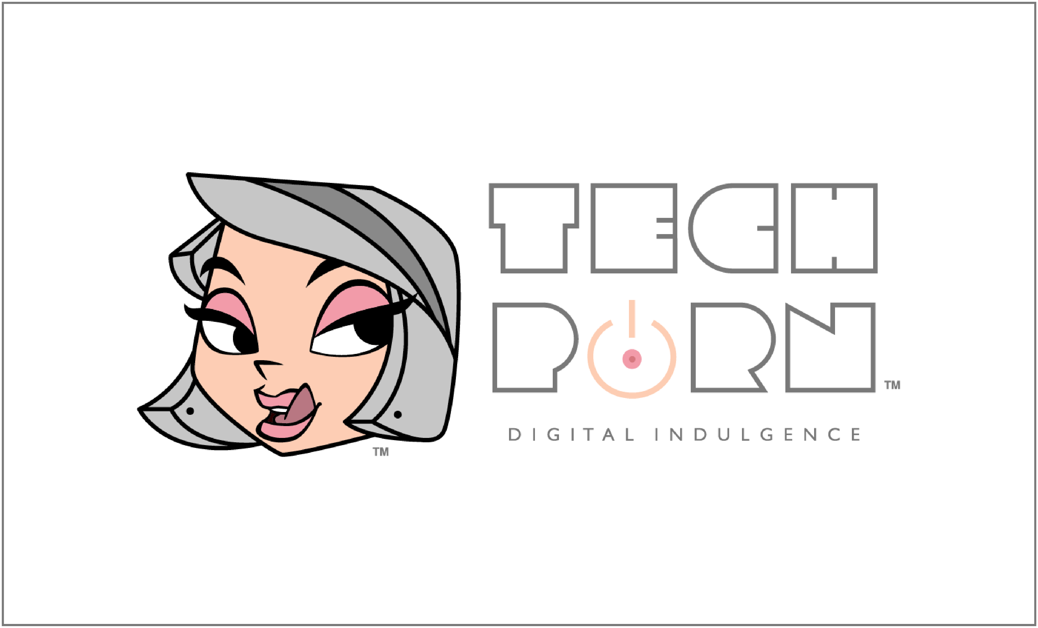 Tech Porn Business Name Logo